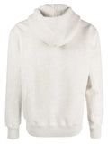 Autry mélange-effect cotton hoodie