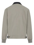 Givenchy harrington in cotton with leather details